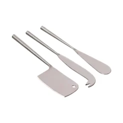 Lot de couteaux à fromage Ernst 3 pièces, Argent