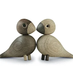 Lovebirds Kay Bojesen lot de 2, chêne, 2 pièces