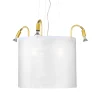 Luminaire Cirkus, laiton oxydé