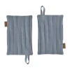 Manique Striped denim lot de 2, Blue