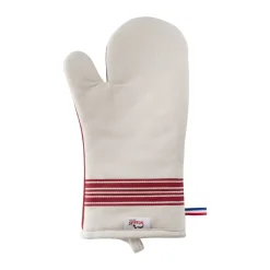 Maniques Staub 2 pièces coton, Cerise-beige