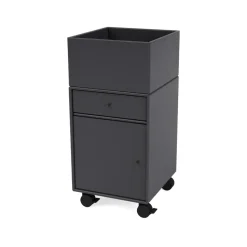Meuble de rangement à roulettes Runner, anthracite 04