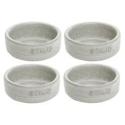 Mini bol Staub New White Truffle Lot de 4, Ø5 cm