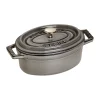 Mini cocotte ovale La Cocotte Staub 0,25 L, Gris graphite