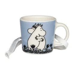 Mini mug Moomin Kärlek cadeau boîte, Bleu