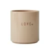 Mini tasse favorite Design Letters, Love (beige)