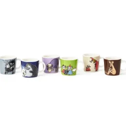 Mini tasses Mumin Lot de 6 Andra classic, Multi
