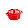 Mini-cocotte ronde Staub 0,2 l, rouge