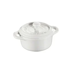 Mini-cocotte ronde Staub 0,2 l, blanc