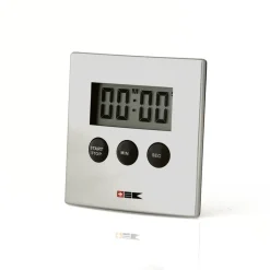 Minuteur digital plastique Bengt Ek, plastique avec façade en aluminium