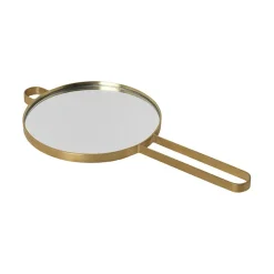 Miroir à main Poise, laiton