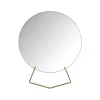 Miroir de sol Ø20 cm, Laiton