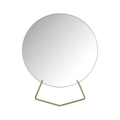 Miroir de sol Ø20 cm, Laiton