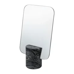 Miroir de table Marble, Black-grey, 30 cm