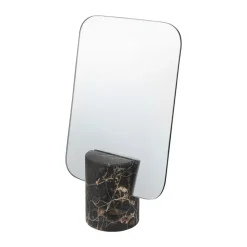 Miroir de table Marble, Brown, 30 cm