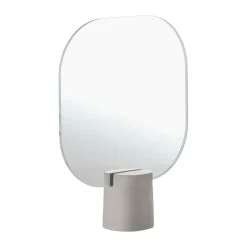 Miroir de table Time 26,5 cm, Concrete