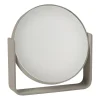 Miroir de table Ume à grossissement 5x 19x19,5 cm, Taupe