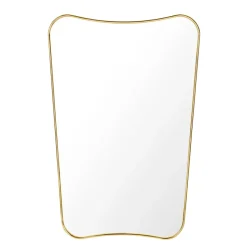 Miroir F.A.33 Rectangulaire, laiton