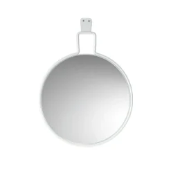 Miroir Flora, Blanc, Ø60 cm