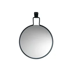 Miroir Flora, Gris, Ø40 cm