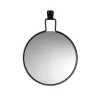 Miroir Flora, Gris, Ø60 cm
