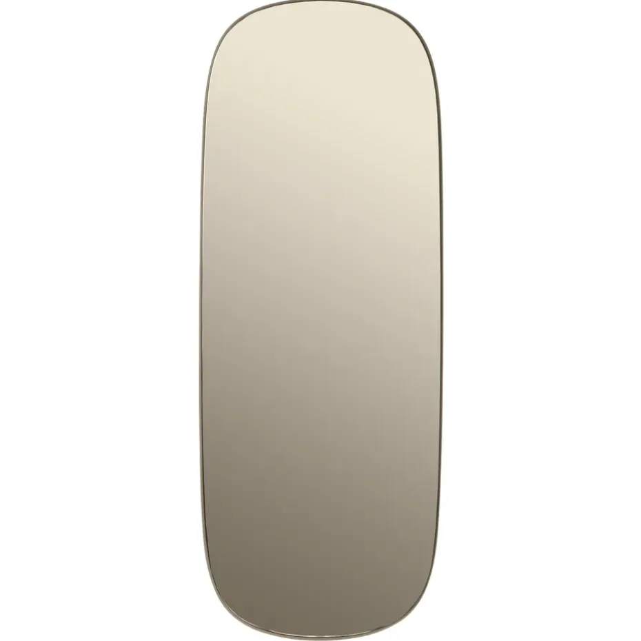 Miroir Framed grand, Taupe-taupe, 118x44,5