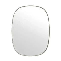 Miroir Framed, gris, 59x44 cm