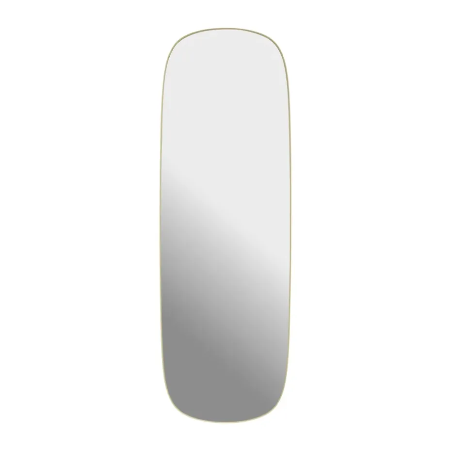 Miroir Framed, Jaune clair-transparent, 150x50 cm