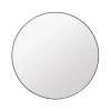 Miroir Gubi, black brass