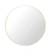 Miroir Gubi, polished brass