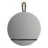 Miroir Lasso rond, Transparent-noir