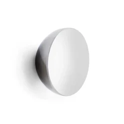 Miroir mural Aura large, Acier inoxydable