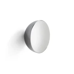 Miroir mural Aura small, Acier inoxydable