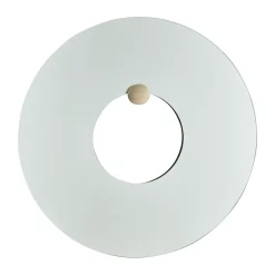 Miroir mural Castellum Ø80 cm, Clear-travertine