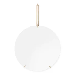 Miroir mural Moebe Ø 30 cm, Laiton
