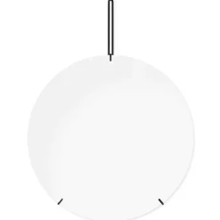 Miroir mural Moebe Ø70 cm, Noir