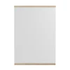 Miroir mural rectangulaire 50x70 cm, Chêne