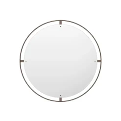 Miroir Nimbus, bronzed brass, ø 110