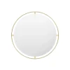 Miroir Nimbus, polished brass, ø 110