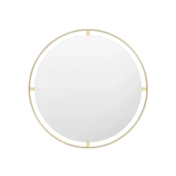 Miroir Nimbus, polished brass, ø 110