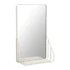 Miroir Nod avec étagère 30x50 cm, Beige