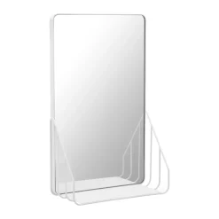 Miroir Nod avec étagère 30x50 cm, White