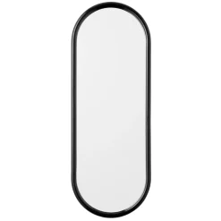 Miroir oval Angui 78 cm, Anthracite