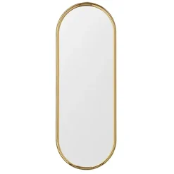 Miroir oval Angui 108 cm, Doré