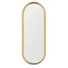 Miroir oval Angui 78 cm, Doré