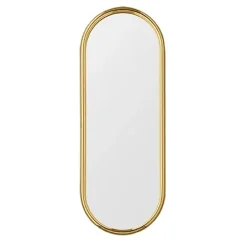 Miroir oval Angui 78 cm, Doré