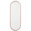 Miroir oval Angui 78 cm, rose