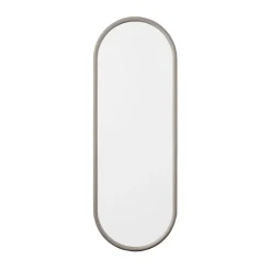 Miroir oval Angui 78 cm, Taupe