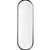 Miroir oval Norm, Noir