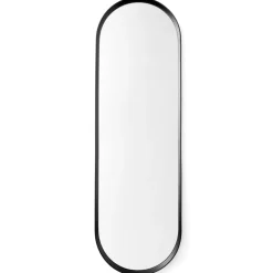 Miroir oval Norm, Noir